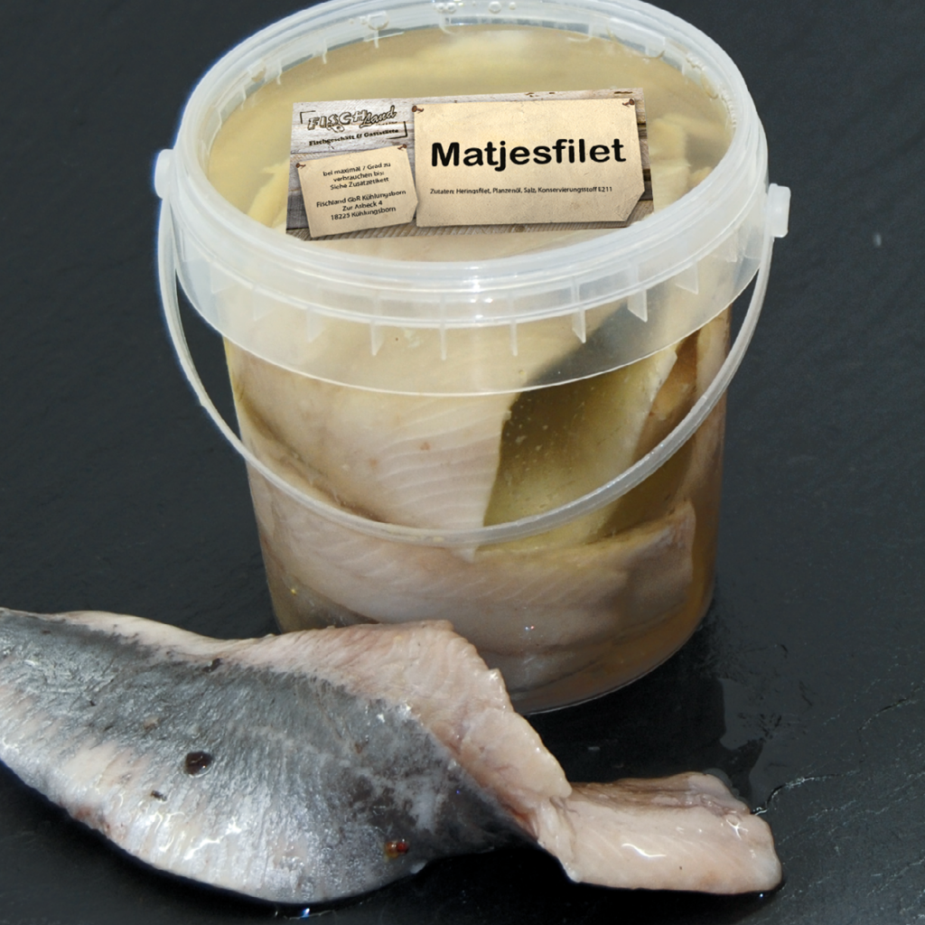 Bratheringsfilet 600g Becher Issfisch de